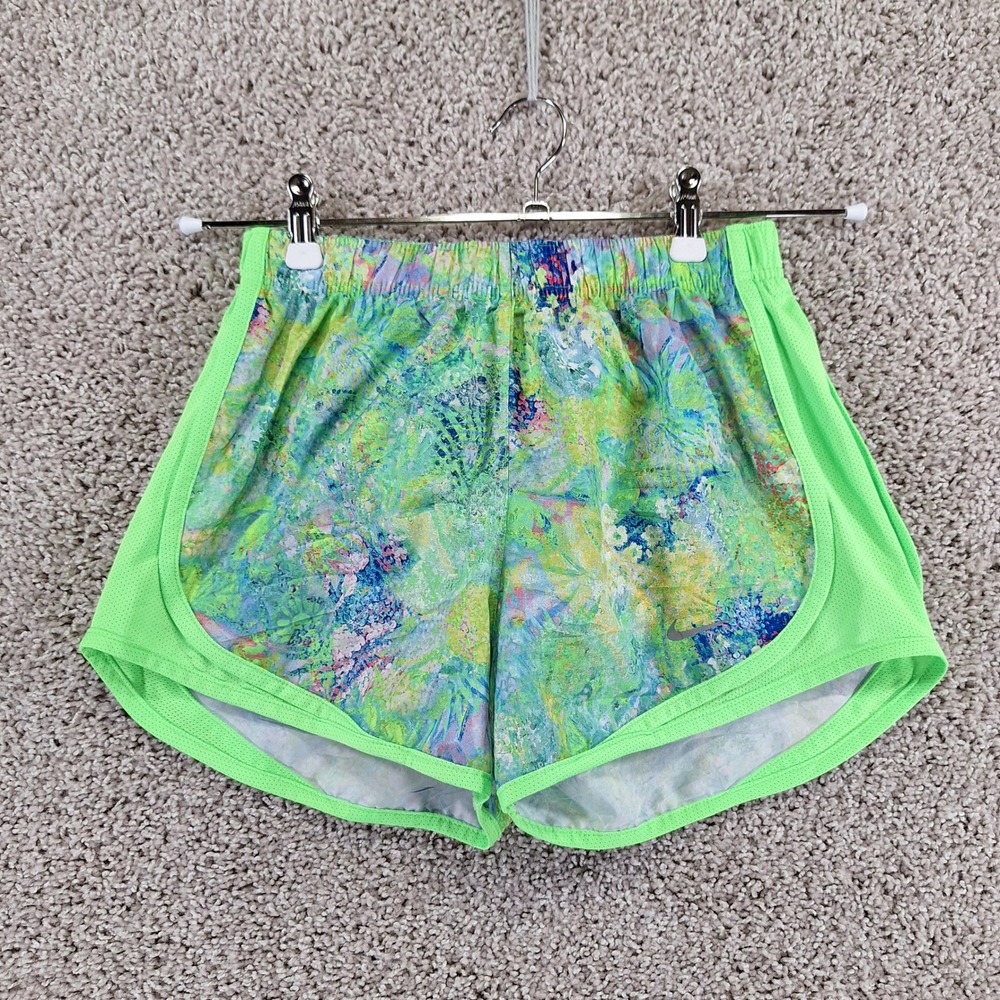 Nike Running Shorts Womens XS Multicolor Dri-Fit Floral Abstract Activewear